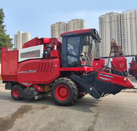 Moissonneuse-batteuse automotrice 4YZ-4WA à 4 rangs pour maïs, avec épluchage automatique et retour de la paille, pour terres agricoles - Vente en gros