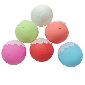 Silicone Reusable Refillable Self Sealing Filling Summer Outdoor Pool Beach Children Kids Toys Water Bombs Balloons Splash Balls