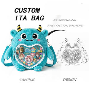 Mochila Personalizada Estilo Ita Bag con Estampados Kawaii de Galaxia, Adornos de Borlas y Símbolos Místicos para la Moda Diaria - Product Image 2