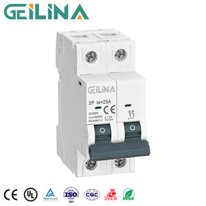 אמינות גבוהה dc mcb 1p 2p 4a 16a 32a 40a 50a 63a dc מיני מחץ חשמלי עם אחסון אנרגיה ביתית - Product Image 1