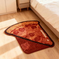 Tapis moderne Hypebeast en forme de sac d'argent, tapis en acrylique motif dollar