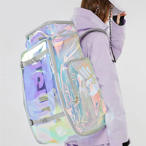 Sac à dos de <span class=keywords><strong>ski</strong></span> imperméable pour femme de 65 L avec roues, compartiment sec et humide séparé, rangement pour bottes de <span class=keywords><strong>ski</strong></span> et casque, pour les sports de neige débutants - Product Image 1