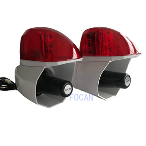 Luz de advertencia trasera de motocicleta aerodinámica de montaje en poste estroboscópico intermitente giratorio - Product Image 4