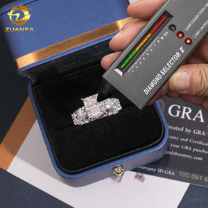 Новое поступление, модные роскошные ювелирные изделия со склада в США, 5 карат vvvs, 925 из чистого муассанита, кольцо для помолвки из стерлингового серебра - Product Image 5