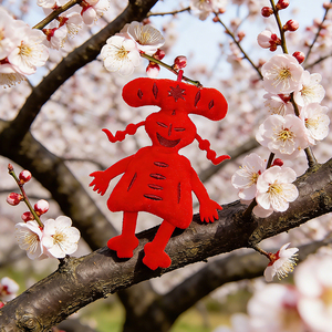 สิ<span class=keywords><strong>น</strong></span>ค้าของที่ระลึกจากละครคลาสสิก <span class=keywords><strong>เจิ</strong></span>้นฮว<span class=keywords><strong>น</strong></span> กระดาษตัดรูปภาพข<span class=keywords><strong>น</strong></span>าดเล็ก กระเป๋าห้อยพวงกุญแจ ศิลปะการตัดกระดาษแบบจี<span class=keywords><strong>น</strong></span>ดั้งเดิม - Product Image 1