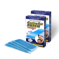 Patch de Gel de refroidissement 2024 Patch de fièvre fraîche par paquet Produits de réduction de chaleur pour enfants Gel de réduction de chaleur pour les enfants