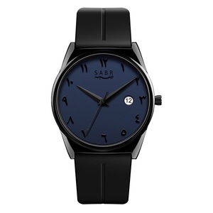 NEW 2026 Customize Brand Minimalist Date Display <b>Arabic</b> Black Magnetic Buckle Rubber Band Original Sabr Unisex Wrist <b>Watch</b> Price - Product Image 6
