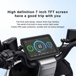 Oem/ODM bán buôn tùy biến TFT Đồng hồ tốc độ xe máy kỹ thuật số LCD Meter 7inch M7 baimo - Product Image 3