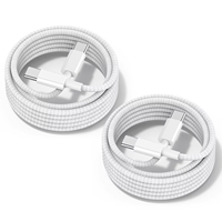Cable de Carga Trenzado de 1M/1.5M/2M y 60W, Tipo C a C, para iPhone 16 15 Pro, Carga Rápida USB C, Cable de Datos, Directo de Fábrica