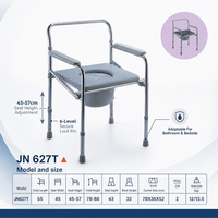 Chaise de bureau réglable en hauteur 45-57 cm, cadre chromé, dossier en U, accoudoirs rembourrés, assise ergonomique