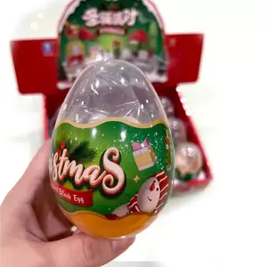Wholesale Mini Candy Toy China Supplier DIY Cheap Building Block Educational Gifts Christmas Tree Surprise Egg