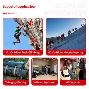 Câble <span class=keywords><strong>de</strong></span> liaison en acier inoxydable 304 avec mousqueton à ressort pour équipement industriel, sécurité des levages et du rigging - Product Image 4