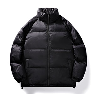 แจ็กเก็ตบุฝ้ายทรงหลวมใส่ขนมปังให้ความอบอุ่นสำหรับนักเรียนฤดูใบไม้ร่วงและฤดูหนาวโลโก้ออกแบบได้ตามต้องการ - Product Image 2