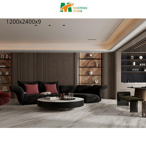 Hy Lạp ánh sáng màu xám thiêu kết đá cẩm thạch nhìn lớn tường gạch cho trang trí trong nhà biệt thự nhà bếp phòng tắm bóng nhân tạo đánh bóng - Product Image 2