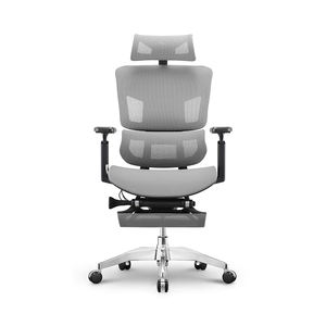 Asiento de malla de nailon <span class=keywords><strong>Wintex</strong></span>, mecanismo de aluminio, resistente, reclinable, ejecutivo, de lujo, ancho, Extra grande, silla de oficina con reposapiés - Product Image 1