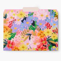 Papel artístico A4 con estampado Floral personalizado, paquete de 3 cajas decorativas para documentos, carpeta