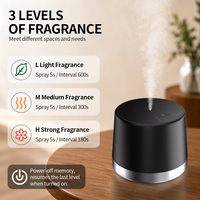 Diffuseur de parfum sans fil Type-C, 2 modes, rechargeable, intelligent, portable, pour porte-gobelet de voiture et bureau