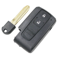 Coque de clé de voiture MS à 2 boutons pour Toyota Prius 2004-2009, remplacement de la coque de clé intelligente, télécommande de véhicule, coque de clé vierge