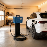 Neuer Jinghu Tragbarer Reise-7kW-EV-Lader CCS2 mit Smartphone-App-Steuerung, IP54 Wetterfest, 3m Kabel, für den Kofferraum, TA-DC-7-H