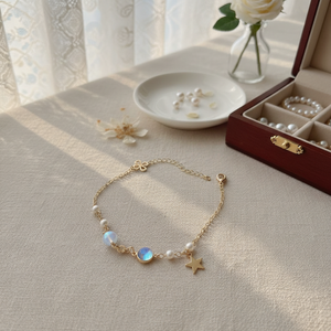 Vendita calda Trending moda Vintage in acciaio inox perla cuore croce braccialetti e braccialetti eleganti ed eleganti all'ingrosso - Product Image 3