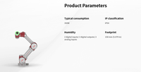 Robot industriel compact automatique JAKA ZU7, robot multi-applications, robot à programmation facile pour les lignes de production automatisées