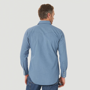 Camicia di sicurezza ignifuga da uomo in cotone resistente al fuoco camicia a maniche lunghe e camicie - Product Image 6