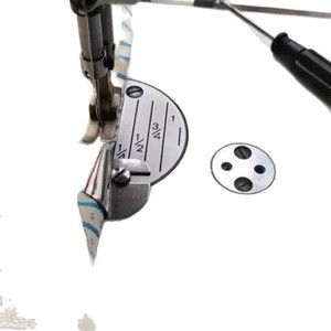 Herramienta de Dobladillo en Espiral para Máquina de Coser, 8 mm, Acero Inoxidable, Equipo Manual para Procesamiento de Prendas - Product Image 2