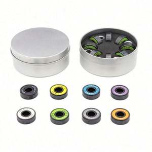 Roulements à billes pour skateboard ABEC 7 9 11 avec anneaux noirs 8*22*7mm 608 2RS Roulements pour longboard - Product Image 2