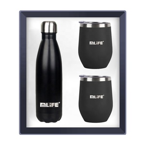 Custom Logo Thermos Flask Coffee Cup Hot Thermo Mug Vacuum Stainless Steel Vacuum Flask Business <strong>Gift</strong> Set - Product Image 6