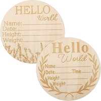 Décoration murale de Noël suspendue en bois, plaque de porte pour annonce de nouvelle de la maison, écologique, taille et forme personnalisables, option cadeau