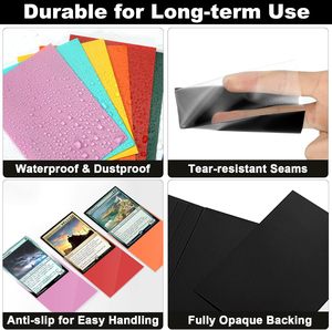 Fit <strong>Pokemoned</strong> TCG MTG Baseball Sports Game <strong>Cards</strong> Dual Deck Protectors Wholesale Custom Premium Matte <strong>Card</strong> Sleeves Penny Sleeves - Product Image 4