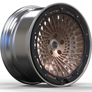 ล้อฟอร์จชิ้นเดียวขนาด 20x9 นิ้ว ผลิตจากคาร์บอนไฟเบอร์คุณภาพสูง ดีไซน์หลายชั้น ขอบล้อ 5x114.3  รับสั่งทำตามสเปค - Product Image 2