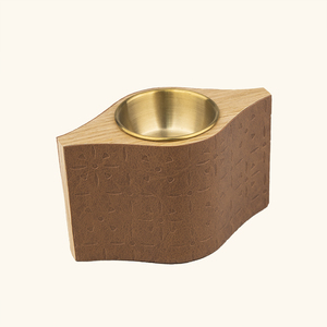 Lüks yüksek kaliteli tütsü brülör ile ahşap servis tepsisi deri-baskılı deri çanta ahşap brülör ev dekor için Set - Product Image 3
