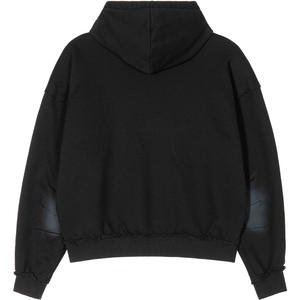 Felpa da <span class=keywords><strong>Uomo</strong></span> di Alta Qualità, 50% Cotone Anti-Restringimento, Corta e Larga, con Colletto a Cappuccio, Vestibilità Ampia, Invernale, Tinta Unita o Stampata, Pullover Imbottito - Product Image 5