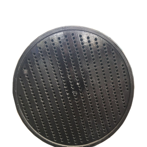 Absorbedor de gases de cola de grafito resistente para la industria química, bloque redondo de grafito para absorción de ácido clorhídrico (HCl) por película descendente - Product Image 3