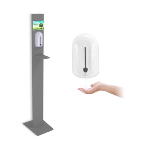 Mármol Usb de vidrio ámbar botella de plástico de 500Ml botella de Gel de visualización automática de soporte 1000 Ml dispensador de jabón Manual - Product Image 1