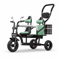 Tricycle classique pour enfants, tricycle à 3 roues pour enfants, cadre en acier robuste pour les tout-petits, garçons et filles, jouet de conduite en plein air, âge 2-5 ans