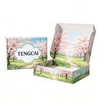 Boîte cadeau en carton ondulé personnalisée avec gaufrage et pelliculage mat, recyclable, taille personnalisée pour usage cosmétique