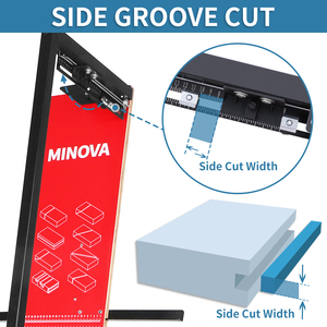 Outils de coupe de mousse de <span class=keywords><strong>fil</strong></span> chaud MINOVA Machine de coupe de plaque d'isolation de panneau de polystyrène KT/PP - Product Image 6