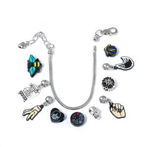 Wowei Wednesday Black Wednesday Pulsera de bricolaje con cuentas de <span class=keywords><strong>la</strong></span> serie de televisión <span class=keywords><strong>Addams</strong></span> Family Pendant - Product Image 6