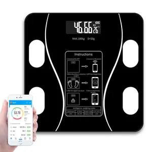 Modern New Design Weight Scales Home Digital Body Fat BMI Rechargeable Smart Scale with Free APP