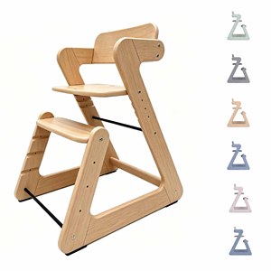 Chaise haute multifonction 3 en 1 pour bébé, chaise haute réglable pour bébé, siège en bois, chaise haute pour bébé avec table à manger - Product Image 1