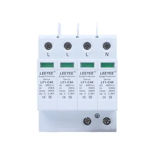 Spd fabricante 460VAC 3 Fase 40ka trueno de los dispositivos de protección Ac, supresor de picos de tensión - Product Image 1