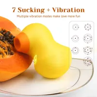 Mini Niedlicher Enten-Vibrator für Frauen, 7 Frequenzmodi, Klitoris-Saugfunktion, Heizung, Nippel-Stimulation für Liebhaber