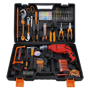 Junxia Toolbox Set 1/4 In Cordless Electric <b>Tool</b> <b>Kit</b> For Home Car Repair And Renovation - Product Image 1