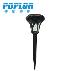 Poplor <b>Led</b> Solar Garden Lights Rgb Color Changing Outdoor Pathway Lighting With Auto Mode Ip65 Waterproof Plastic Body - Product Image 5