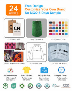 Maglione Certificato GRS, Produzione Personalizzata, Logo Personalizzato, Maglione Bianco <span class=keywords><strong>Basic</strong></span> a Nido d'Ape, Modello Corto, Moda Invernale Uomo - Product Image 6