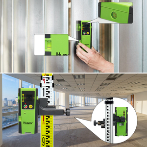 Máy Dò Laser Kỹ Thuật Số Huepar LR-6RG, Cho Laser Dòng Xung Lên Đến 200ft, Màn Hình LED, Máy Thu Tia Laser Màu Đỏ Và Màu Xanh Lá Cây - Product Image 6