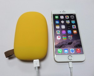 Muestras gratis Lindo piedra cargador rápido Llavero portátil Dual USB bancos de energía 10000Mah - Product Image 3