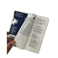Étiquettes de livret multicouches personnalisées Autocollant Pli multicouche Adhésif Etiquette d'instructions